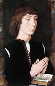  holland - Jeune homme à la prière 1475 hollandais Hans Memling